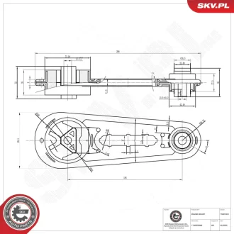 Фото 1 - підвіска двигуна NISSAN Almera II Cube Micra II Note NV200 Tiida SKV GERMANY 75SKV231 Підвіска двигуна NISSAN Almera II Cube Micra II Note NV200 Tiida SKV GERMANY 75SKV231 (фото 1)