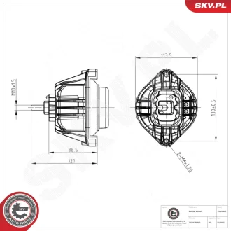 Фото 1 - підвіска двигуна BMW 1 3 X1 Z4 SKV GERMANY 75SKV246 Підвіска двигуна BMW 1 3 X1 Z4 SKV GERMANY 75SKV246 (фото 1)