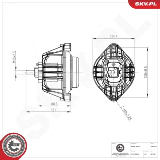 Підвіска двигуна BMW 1 3 X1 Z4 SKV GERMANY 75SKV247