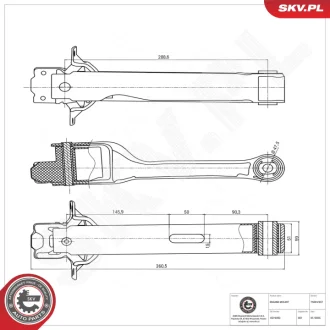 Підвіска двигуна FORD Transit SKV GERMANY 75SKV337