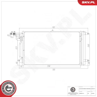 Фото 1 - конденсатор кондиціонера AUDI A1 SEAT IBIZA IV SKODA Fabia II III VW Polo V SKV GERMANY 86SKV012 Конденсатор кондиціонера AUDI A1 SEAT IBIZA IV SKODA Fabia II III VW Polo V SKV GERMANY 86SKV012 (фото 1)
