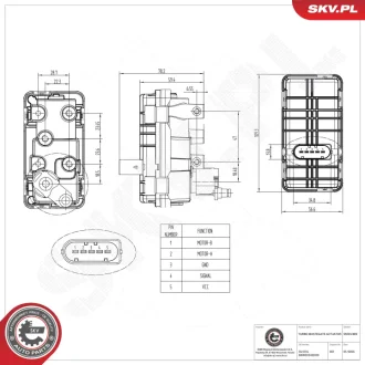 Турбінний клапан MINI Clubman Countryman Paceman SKV GERMANY 95SKV489