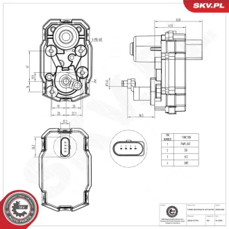 Турбінний клапан Hyundai Santa fe Tucson SKV GERMANY 95SKV490