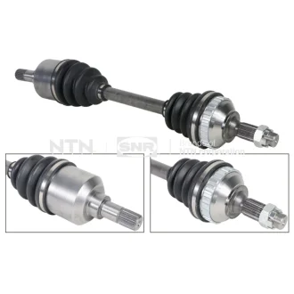 Привідний вал передн Лів 583мм CITROEN BERLINGO, BERLINGO/MINIVAN, XSARA, XSARA PICASSO, XSARA/HATCHBACK, XSARA/KOMBI, ZX, PEUGEOT 508 I, PARTNER, PARTNER ORIGIN 1.1-Electric 03.91- SNR NTN DK66036
