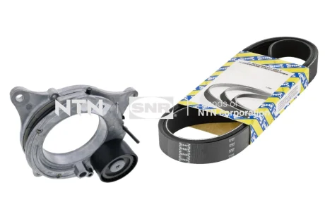 Комплект поліклинового ременя (із натягувачем) BMW 1 (F20), 1 (F21), 2 (F22, F87), 2 (F23), 3 (F30, F80), 3 (F31), 3 (G20, G80, G28), 3 (G21, G81), 3 GRAN TURISMO (F34), 4 (F32 1.5-3.0H 03.14- SNR NTN KA85011