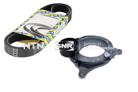 Комплект поліклинового ременя (із натягувачем) BMW 1 (F40), 2 (F45), 2 GRAN COUPE (F44), 2 GRAN TOURER (F46), 2 GRAN TOURER VAN (F46), X1 (F48), X2 (F39) 1.5D/2.0/2.0D 11.13- SNR NTN KA85014