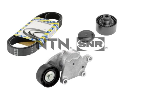 Комплект ремня генератора Citroen C3/C4/Peugeot 206/307 1.4/1.6 HDi 02- (6PK800) SNR NTN KA85214