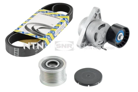 Комплект поліклинового ременя (із натягувачем) RENAULT MASTER II, TRAFIC II 2.5D 10.01- SNR NTN KA85546