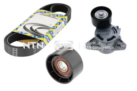Комплект поліклинового ременя (із натягувачем) RENAULT MASTER II, TRAFIC II 2.2D/2.5D 12.97-05.10 SNR NTN KA85556
