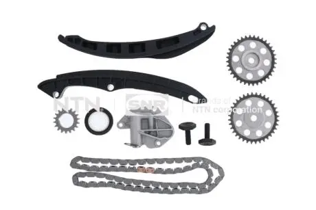 Комплект ГРМ (ланцюг + шестерня) SEAT CORDOBA, IBIZA III, IBIZA IV, IBIZA IV SC, IBIZA IV ST, IBIZA IV/HATCHBACK, SKODA FABIA II, RAPID, ROOMSTER, ROOMSTER PRAKTIK, VW POLO, POLO V 1.2 05.06-06.15 SNR NTN KDC45720