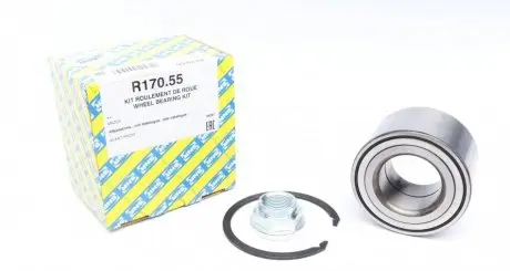 Подшипник ступицы (передней) Mazda 6 07-13 (+ABS) (42x80x45) SNR SNR NTN R170.55