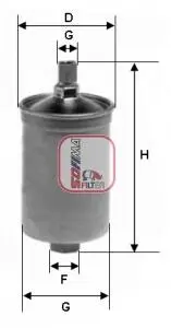 Фильтр топливный SOFIMA S1503B