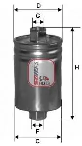 Фильтр топливный 3175000 ufi + SOFIMA S1589B