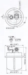 Фільтр паливний Acura Legend / Honda Legend / Rover 800 SOFIMA S1617B