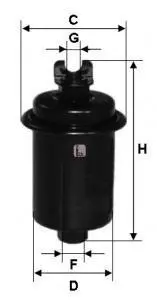 Фільтр паливний SOFIMA S1631B