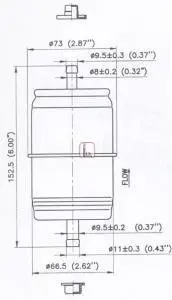 Фильтр топливный SOFIMA S1666B