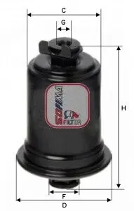 Фільтр паливний SOFIMA S1669B