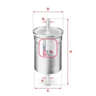 Фильтр топлива SOFIMA S1710B