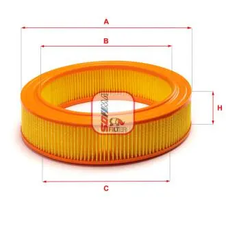 Фильтр воздушный Renault Super 5/19 1.1-1.4i 83-90 SOFIMA S 2040 A