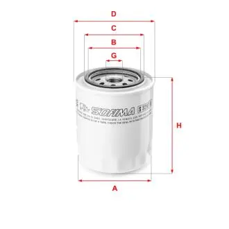 Фильтр масляный LAND ROVER "2,5-3,5 "88-02 SOFIMA S3297R