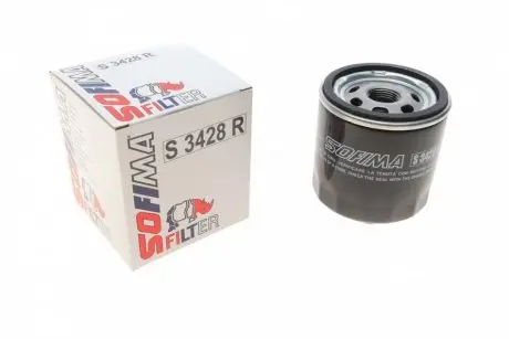 Фильтр масляный VW Caddy II 1.4/1.6i / Golf IV/V/Seat (h=95mm) SOFIMA S 3428 R