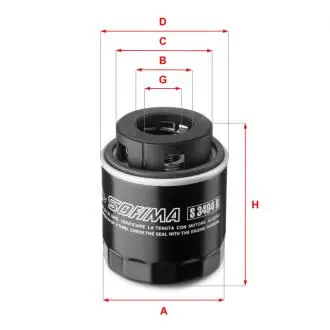 Фильтр масла SOFIMA S3494R