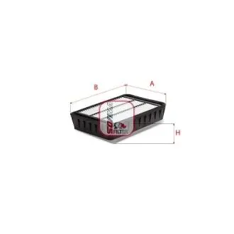 Фильтр воздушный MITSUBISHI "2,0-2,4 "07-12 SOFIMA S3539A