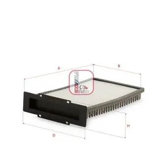 S 3621 C Фільтр салону SOFIMA S3621C