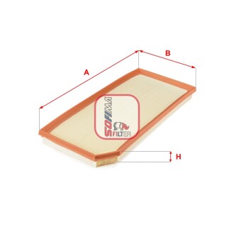 A_Фільтр повітряний AUDI/SEAT/VW "2,0 "06-11 SOFIMA S3657A