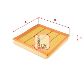 Фільтр повітряний BMW 5 (F10/F11) 3.0 i 09-17 (N55) SOFIMA S 3714 A