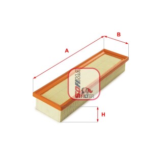 Фильтр воздушный Peugeot 207/Citroen C3 1.4 06- SOFIMA S 3A15 A
