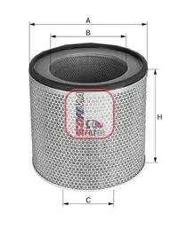 Фільтр повітряний 128х77х88 SOFIMA S4050A