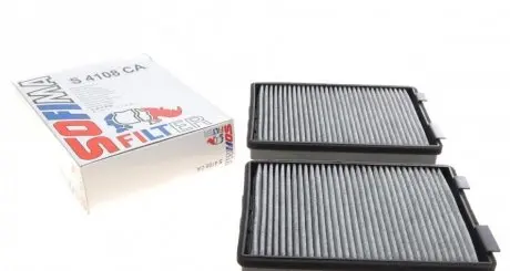 Фильтр салона BMW 5 (E39) 96-04 (угольный) (к-кт 2шт)) SOFIMA S 4108 CA