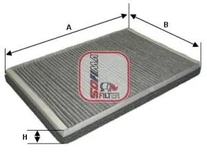 Фільтр повітря (салону) SOFIMA S4169CA