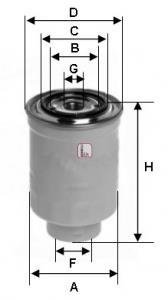 Фильтр топлива SOFIMA S4392NR