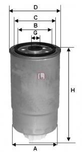 Фильтр топлива SOFIMA S4394NR