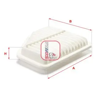 Фильтр воздушный Toyota Rav4 2.0 4WD/2.4 06-13/Camry 3.5 06-14 SOFIMA S 4822 A