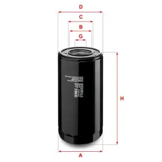 Фільтр масляний SOFIMA S5003DR