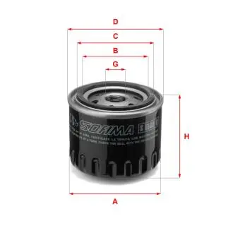 Фильтр масла SOFIMA S6140R