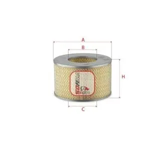 Фильтр воздушный Toyota Land Cruiser 3.0/4.2 D 95-03 (бочка)) SOFIMA S 6340 A