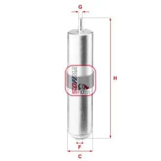 Фильтр топливный дизель BMW/MINI 1/2/X1 \'\'D\'\'14>> SOFIMA S9261B