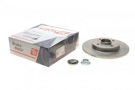 Диск тормозной (задний) Citroen Berlingo/Peugeot Partner 08- (268х12) (+ABS) (с подшипником)) Solgy 208024