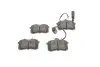 Тормозные колодки (задние) Ford Galaxy 95-06/VW Sharan/Seat Alhambra 95-10/Ibiza 03-08 (+датчик) Solgy 209263 (фото 1)
