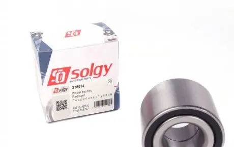 Подшипник ступицы (задней) Renault Megane/Clio 01- (25x52x37) Solgy 216014
