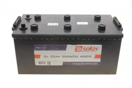 Стартерна батарея (акумулятор) Solgy 406015