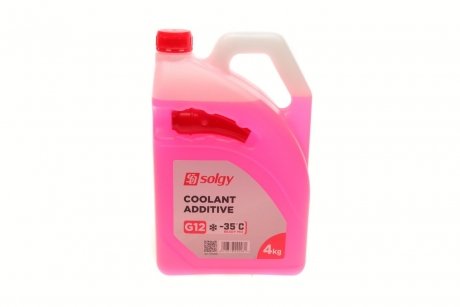 Антифриз (красный) G12 (4kg) (-35°C)) Solgy 503008