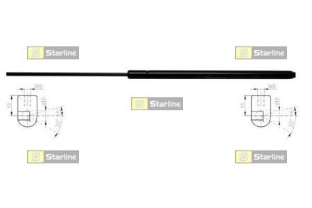 Газова пружина капота STARLINE 2097803