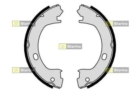 Тормозные колодки барабанные STARLINE BC 01015