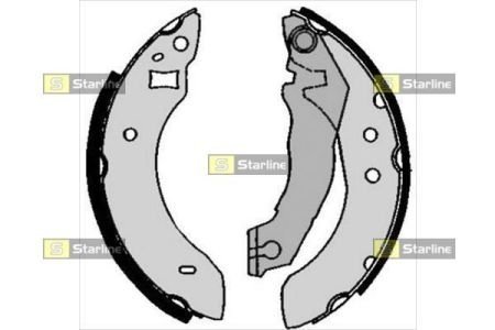 Тормозные колодки барабанные STARLINE BC 04600 (фото 1)