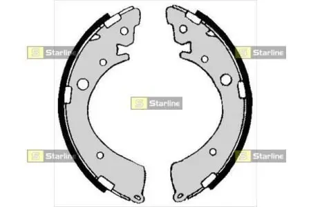 Гальмівні колодки барабанні STARLINE BC 05360
